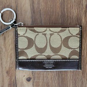 Coach Wallet keyring